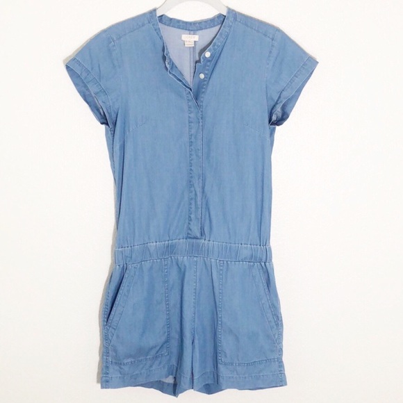 J. Crew Other - J. Crew chambray romper